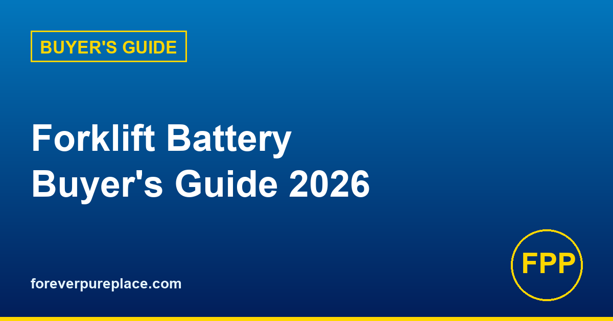 Forklift Battery Buyer's Guide 2026: Lead-Acid vs Lithium-Ion