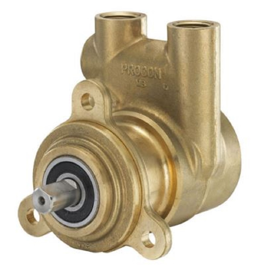 Procon 101C100F11BC Brass Rotary Vane Water Pump, 100 GPH, 60 to 99 PSI