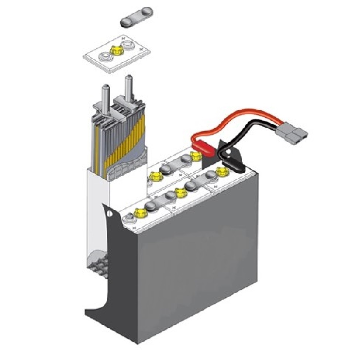 Repower 18-125-17 forklift battery