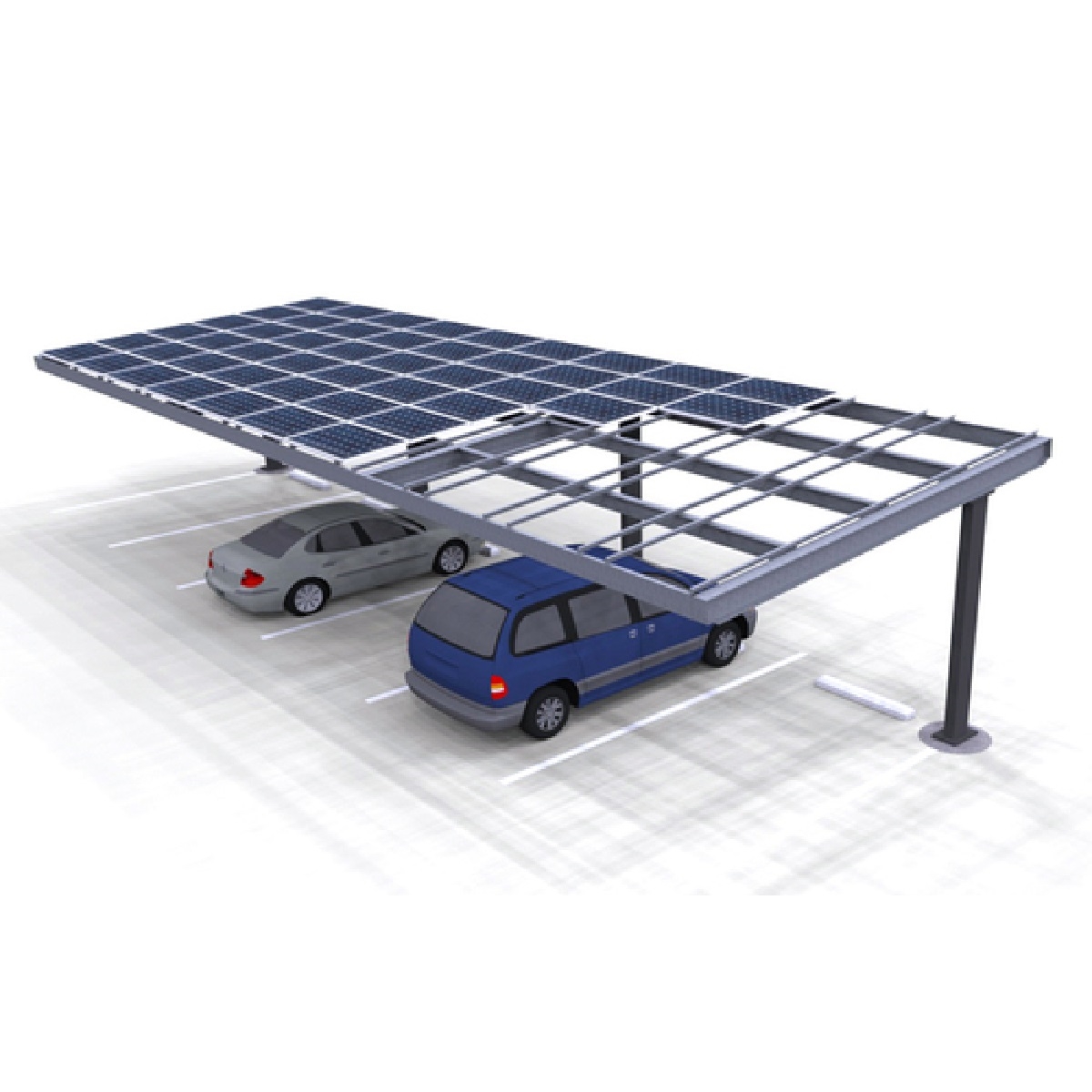Carport Structures Solar Carport Single Column Single