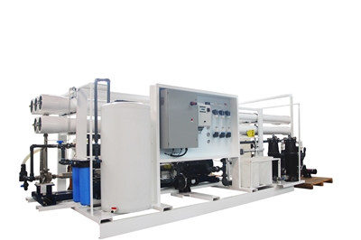 264,000 GPD (1000 M3/day) Seawater Desalination System with Energy Recovery Turbine