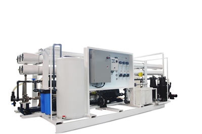 132,000 GPD Seawater Desalination System with Energy Recovery Turbine