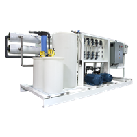 SWRO-HE-200-TPD-CNT 52,800 GPD/ 200 M3/Day Containerized Ultra-High Efficiency Seawater Reverse Osmosis Desalination System